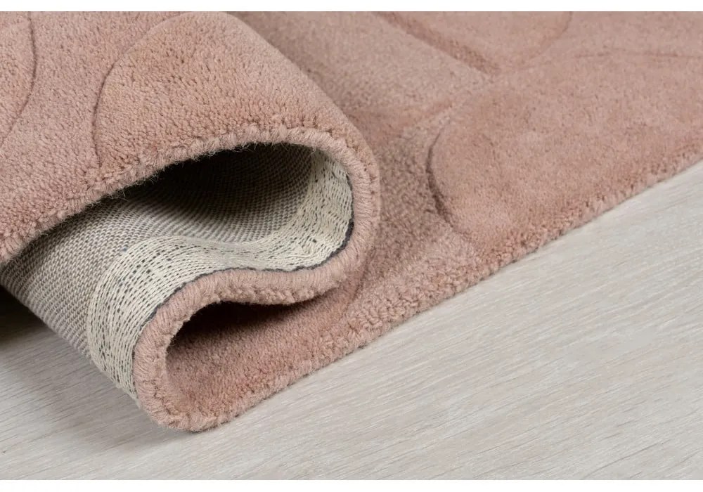 Tappeto in lana rosa 120x170 cm Gigi - Flair Rugs