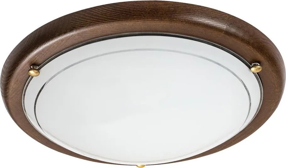 Brilagi - Plafoniera ORBIS 1xE27/60W/230V Ø 30 cm finitura pino