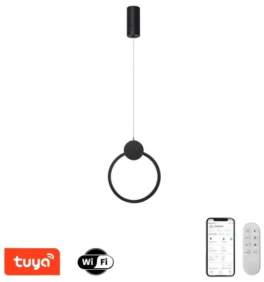 Immax NEO 07233L - Lampadario a sospensione con filo LED dimmerabile LITE OVALE LED/18W/230V Tuya + +TC