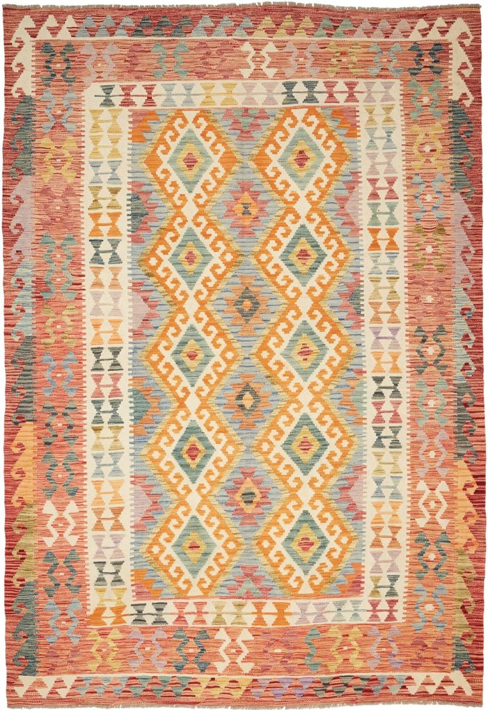 Kilim Tappeto 300x200 (Pakistan) Tessuto A Mano