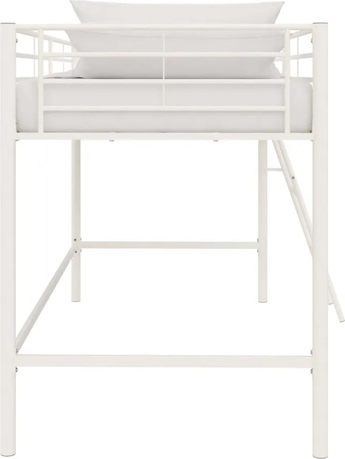 Letto bianco rialzato per bambini 90x200 cm Jodie - Støraa