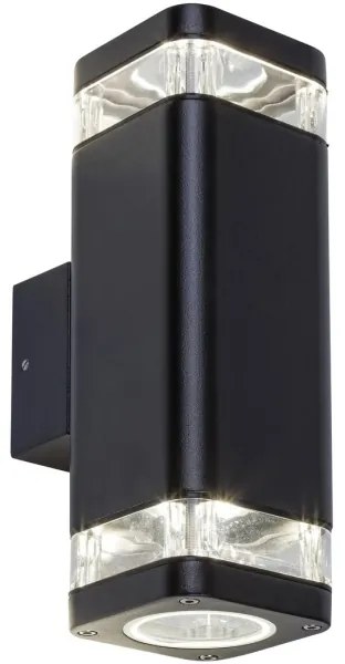 Rabalux - Applique da esterno 2xGU10/25W/230V IP44 nero