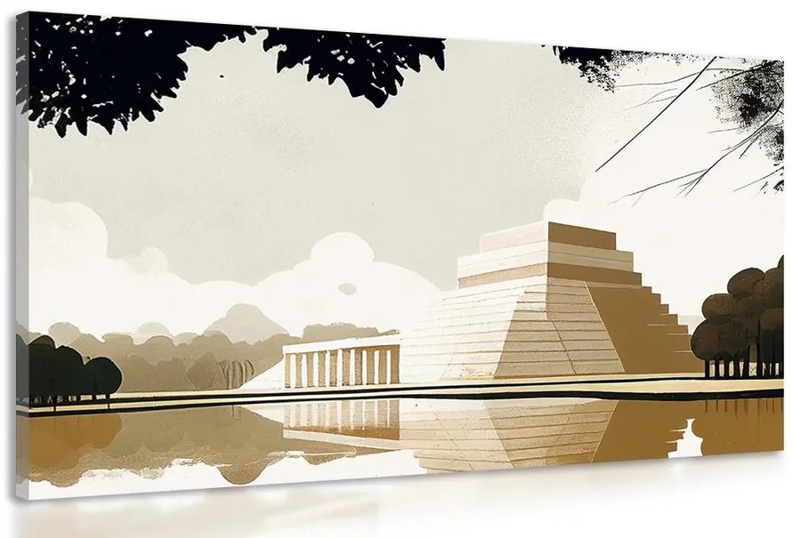 Quadro su tela – Piramide Maya