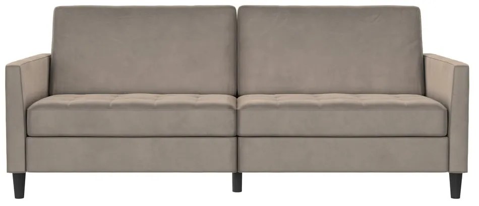 Divano beige in velluto 207 cm Presley - Støraa