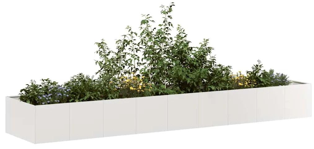 Fioriera 360x80x40 Cm İn Acciaio Inox /