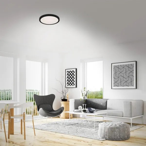 Briloner 3071-015 - Plafoniera LED RUNA LED/24W/230V nero