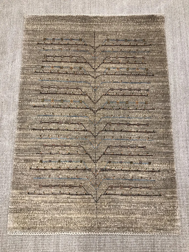 Loribaft Tappeto 120x80 Marrone (Iran) Annodato A Mano
