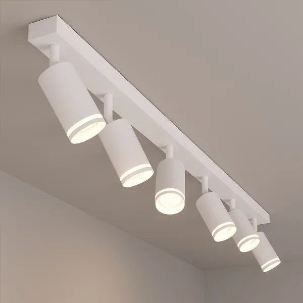 Faretto PIPE 6xGU10/10W/230V bianco