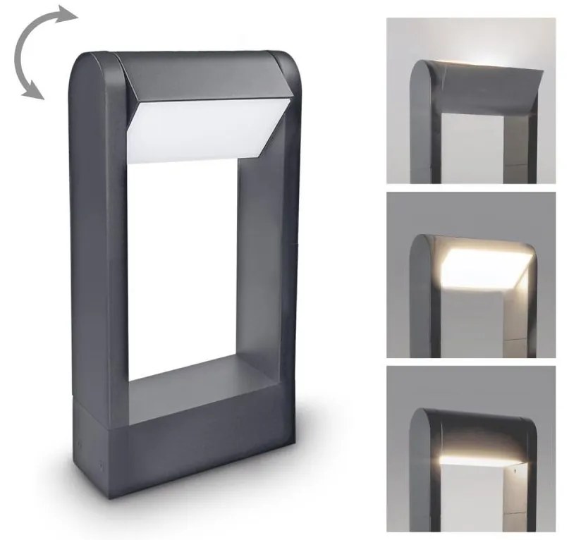 Brilagi - Lampada LED da esterno CROTONE LED/7W/230V antracite IP54 30 cm