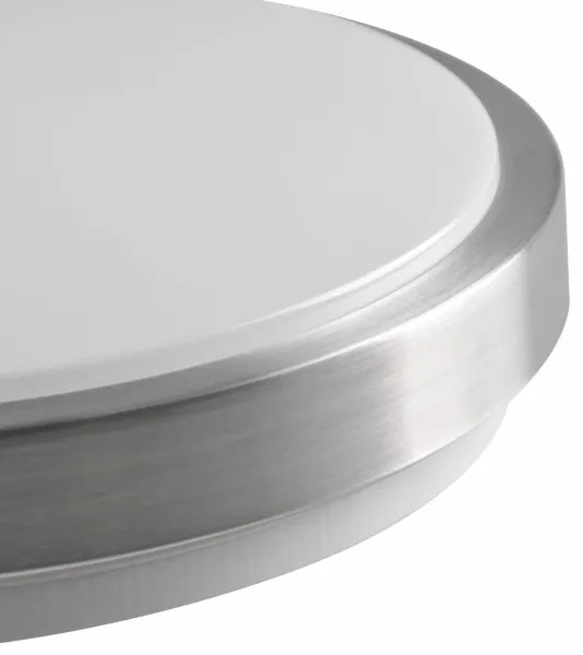 Plafoniera BENEDYKT 2xE27/20W/230V diametro 33 cm argento