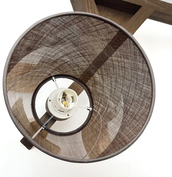 Brilagi - Lampadario LED ANTHONY 3xE14/40W/230V rovere noce