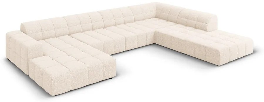 Divano angolare crema (angolo destro a forma di U) Chicago - Cosmopolitan Design