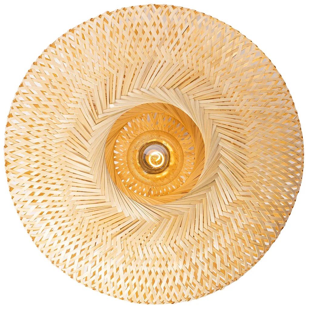 Plafoniera Smart in Bamboo 50 cm Incl. Wifi G95 - Ostrava