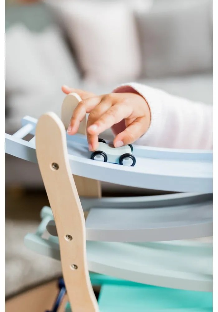 Pista a cascata in legno con auto - Kindsgut