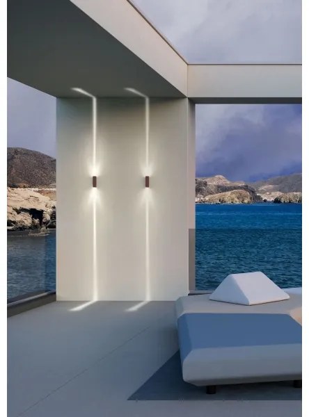 Redo 90424 - Applique a LED da esterno ACE LED/5,84W/230V 4000K IP54 marrone