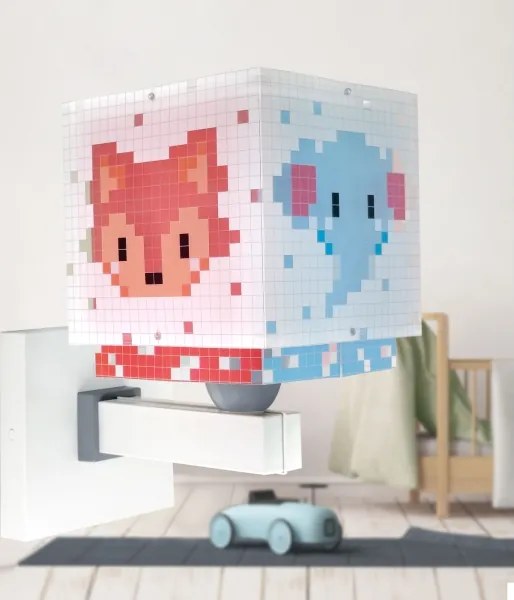 Dalber 63379 - Applique per bambini LITTLE PIXEL 1xE27/15W/230V