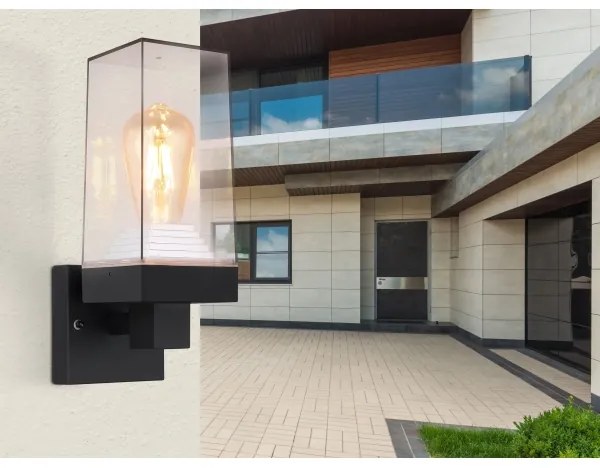 Globo 31370 - Lampada da parete esterna GABBA 1xE27/40W/230V IP44