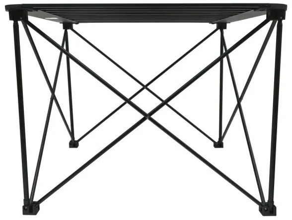 Tavolo da campeggio pieghevole 70x70cm antracite