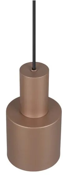 Lampadario marrone con paralume in metallo ø 12 cm Agudo - Trio