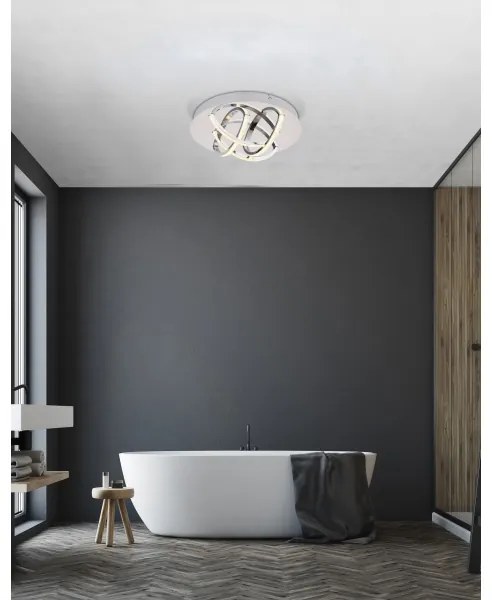 Globo 67126-15IP - Plafoniera LED da bagno KEANA LED/15W/230V IP44