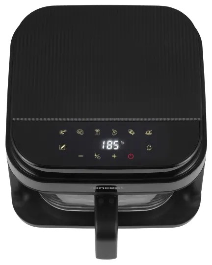Concept FR5500 - Friggitrice a d'aria GLASS &amp; FAST 5,5 l 1200W/230V nero