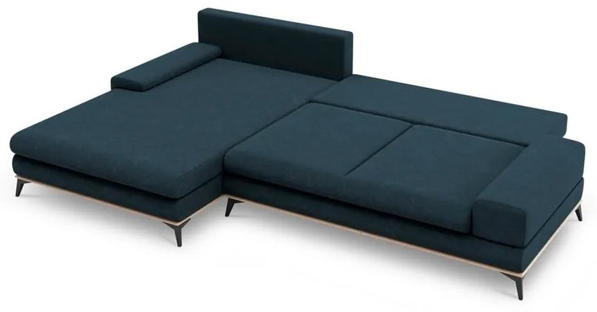 Divano letto angolare blu petrolio, angolo sinistro Planet - Windsor &amp; Co Sofas