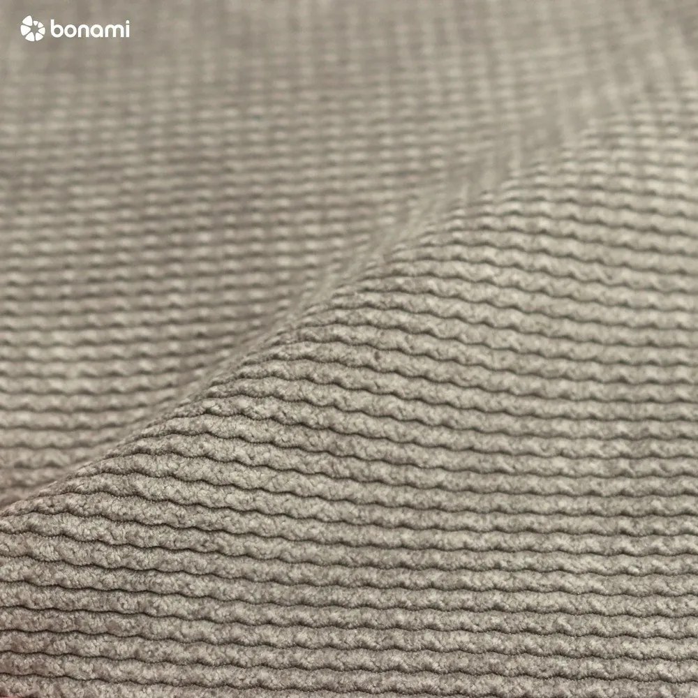 Divano grigio allungabile/con contenitore con rivestimento in velluto a coste 215 cm Bjork – Bonami Selection