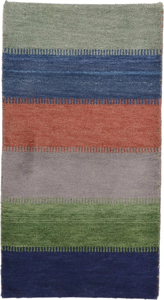 Gabbeh Tappeto 140x70 (Indian) Annodato A Mano