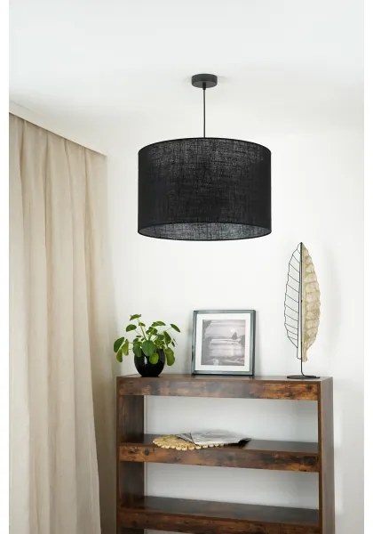 Brilagi - Lampadario a cavo TUBES ROLLER 1xE27/15W/230V Ø 50 cm nero