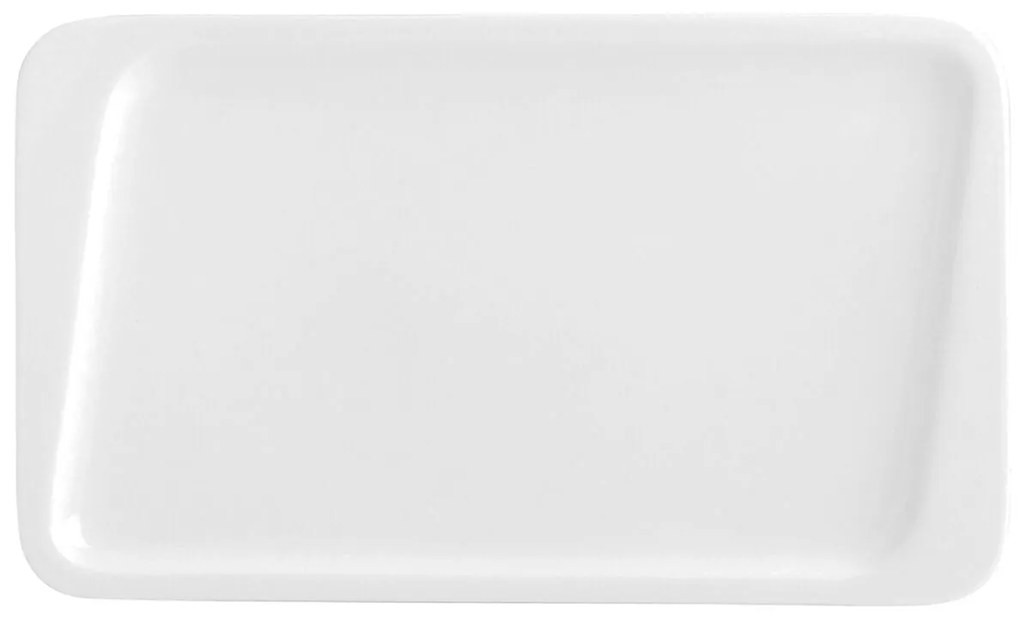 Piatto da Dolce Quid Chef Ceramica Bianco (25 x 15 cm) (Pack 6x)