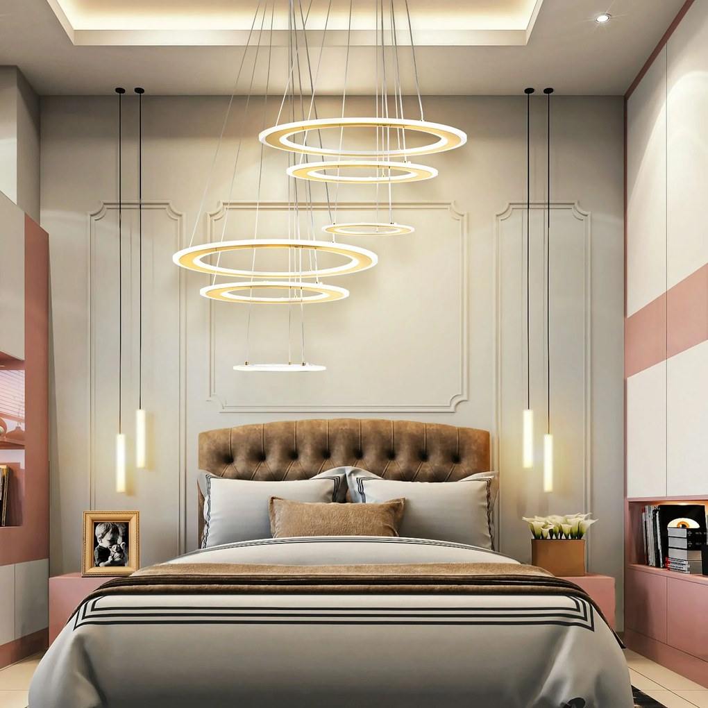 Lampada da soffitto LED G041-3CP BRUSH GOLD