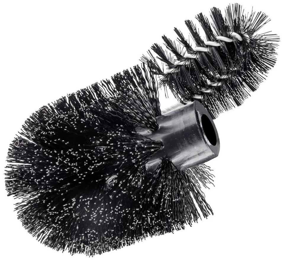 Testina di ricambio in plastica nera per scopino Ø 8 cm - Wenko