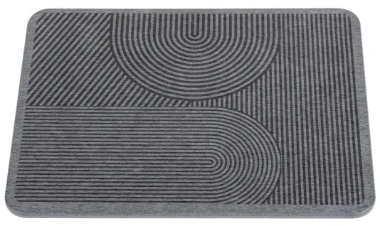 WENKO 54955100 - Tappetino assorbente DAMON 40x30 cm diatomite/grigio