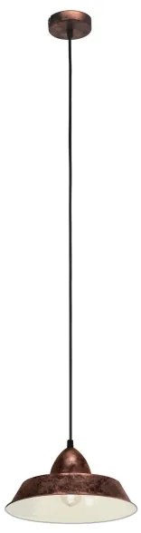 Eglo 49243 - Lampadario AUCKLAND 1xE27/60W/230V