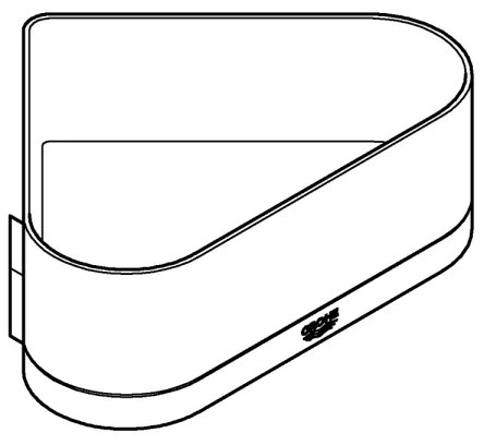 GROHE 41038000 - Piatto doccia angolare SELECTION, cromo lucido