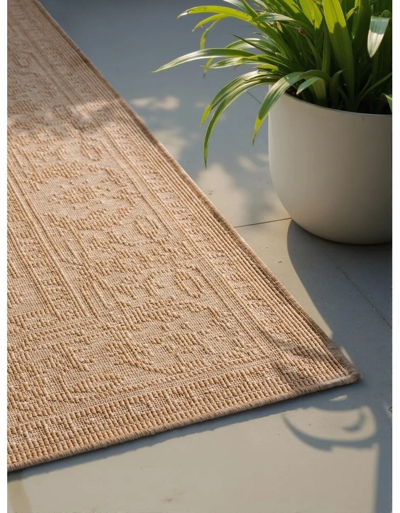 Tappeto da interno/esterno beige/avorio 160x230 cm Duet Kona – NORTHRUGS