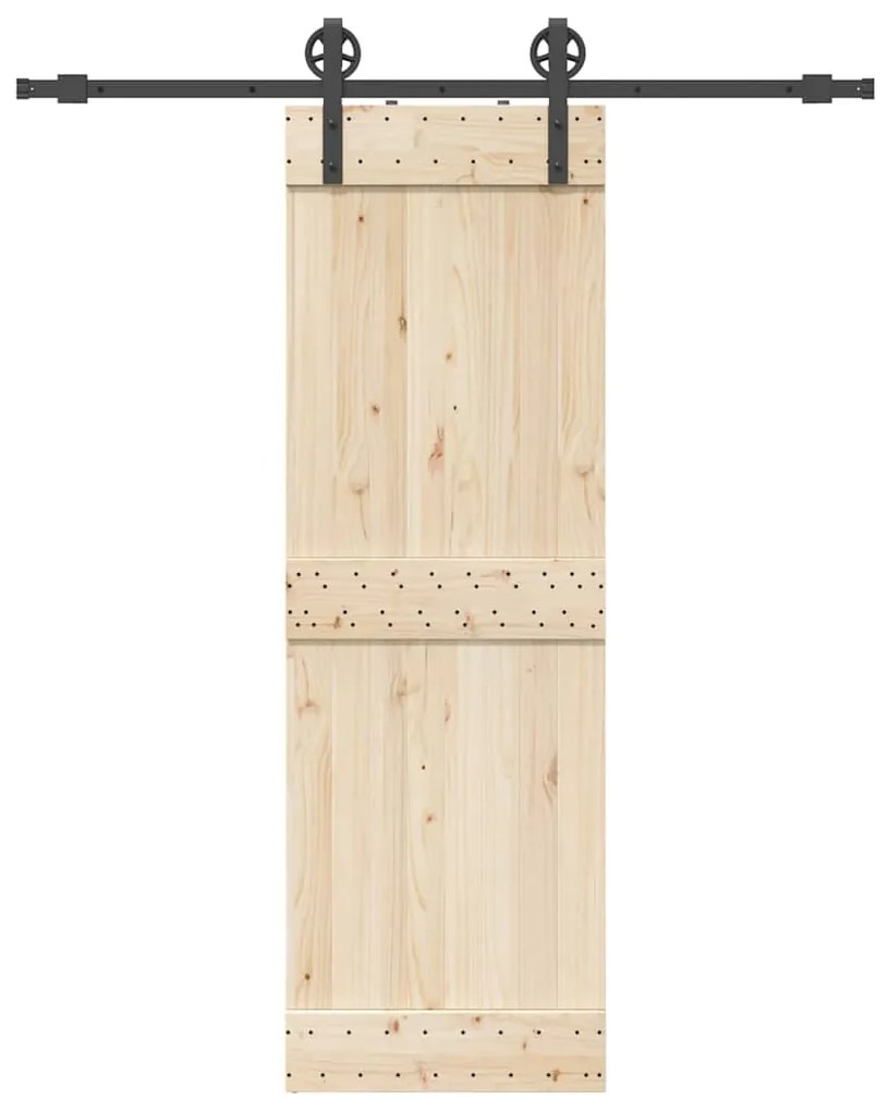 Kit Di Binari Per Porte Scorrevoli 183 Cm Acciaio Nero /