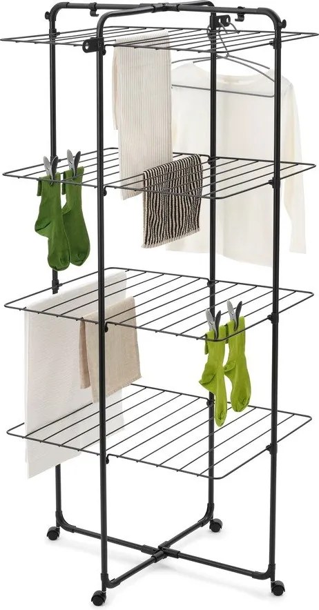 Stendino nero opaco 30 m HangOn Tower – Brabantia