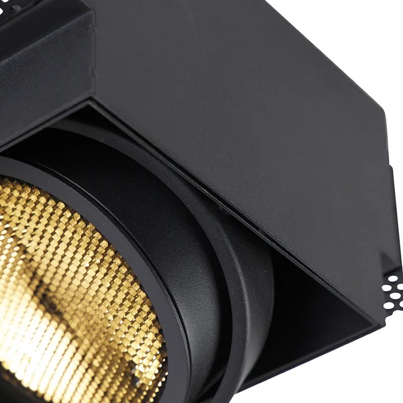 Faretto incasso nero GU10 AR111 senza cornice - Oneon Honey
