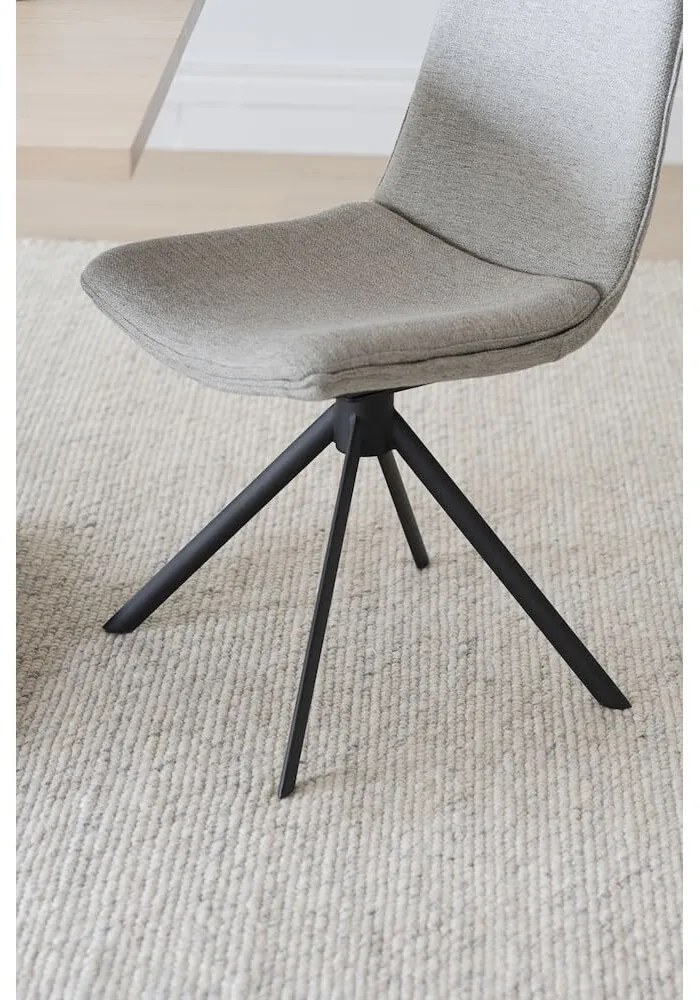 Sedie da pranzo girevoli beige in set di 2 Lowell - Rowico