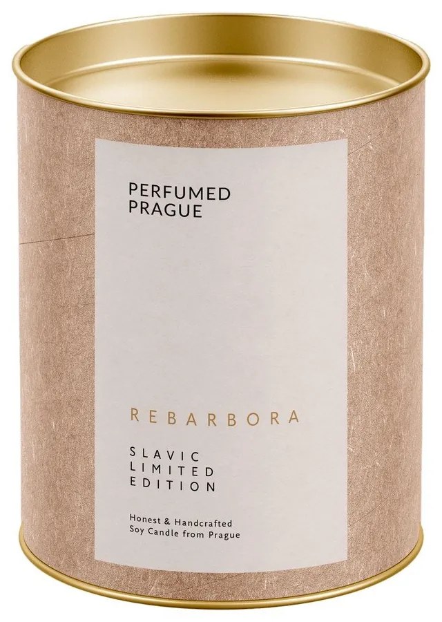 Candela in cera di soia profumata tempo di combustione 40 h Slavic Edition: #07 Rhubarb – Perfumed Prague