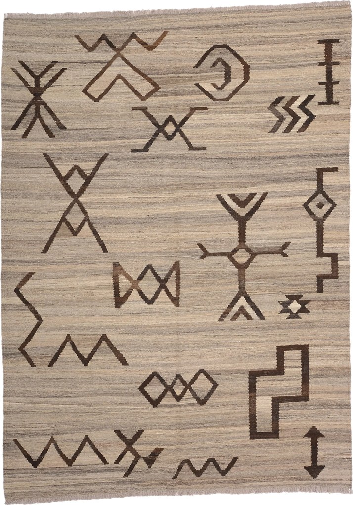 Kilim Tappeto 250x180 (Pakistan) Annodato A Mano