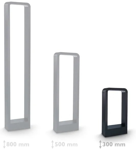 Brilagi - Lampada LED da esterno BARI LED/7W/230V 3000/4000/6000K IP54 30 cm
