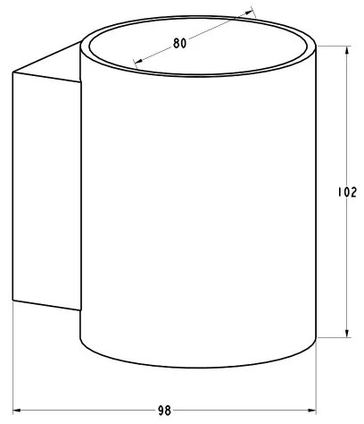 Zuma Line 91061-N - Applique SOLA WL 1xG9/40W/230V nero/oro
