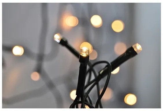 Solight 1V07-WW-LED Catena natalizia da esterno 400xLED/8 funzioni 25 m IP44 bianco caldo