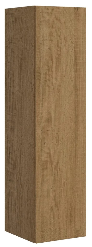 Pensile verticale L.40 H.133,6-173,6 P.39,2 sx-dx in diverse finiture, Quercia Natura / 133.6 cm