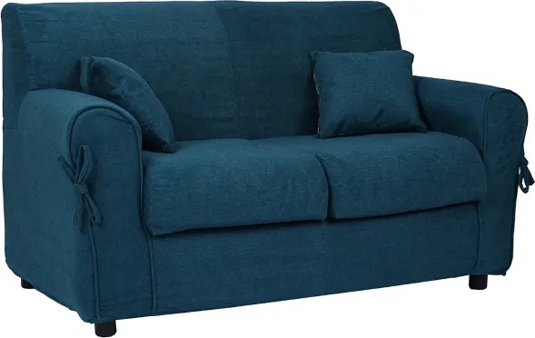 Divano 2 posti in tessuto sfoderabile 150 cm tinta unita VERONA OTTANIO