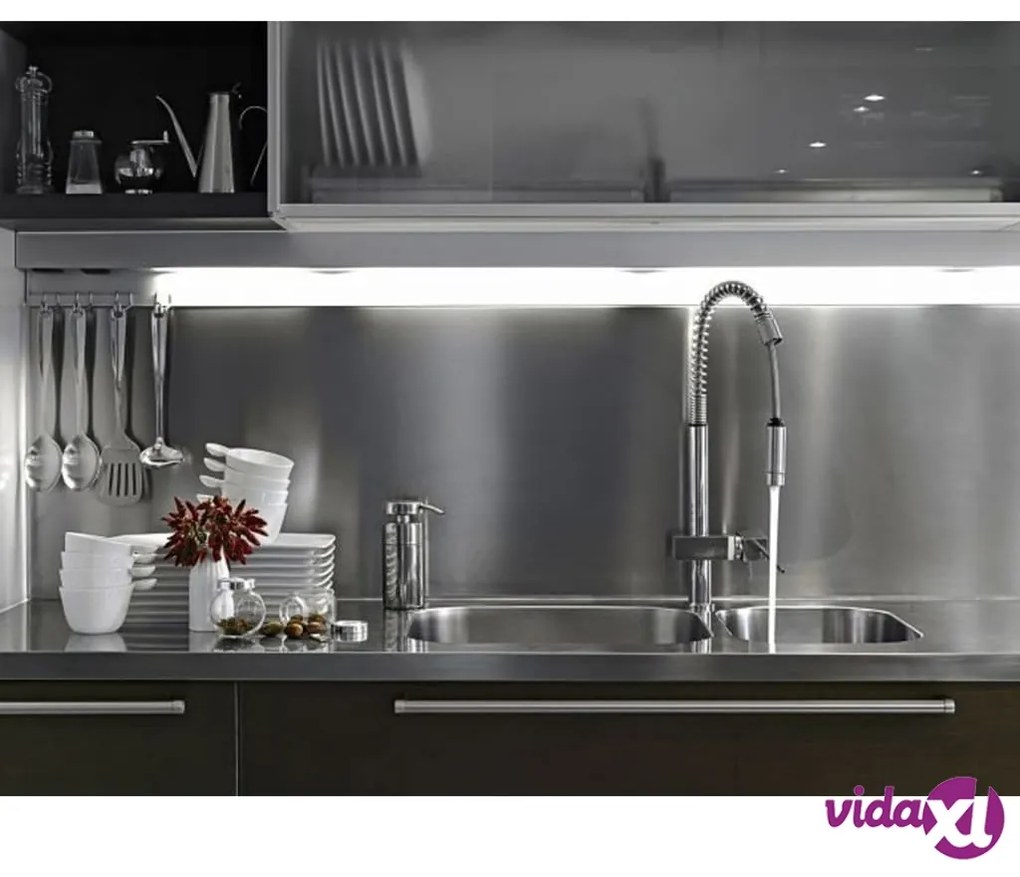 Nordlinger Paraschizzi 90x70 cm in Acciaio Inossidabile Argento