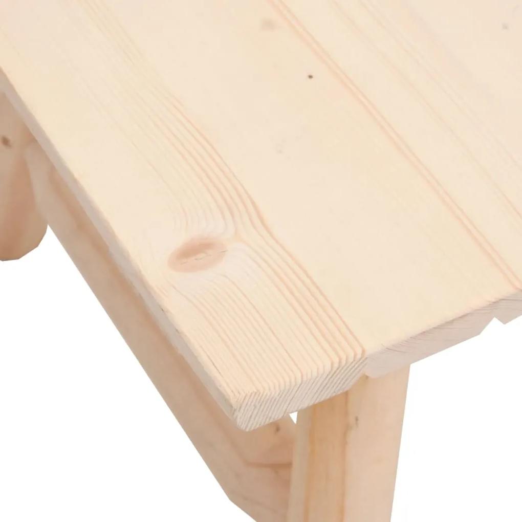 Tavolino da salotto 90x50x41 cm legno massello di abete rosso