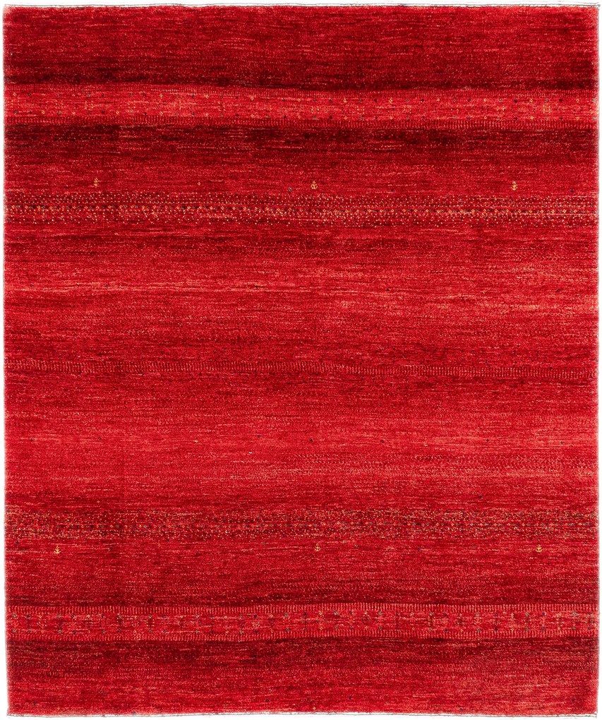 Loribaft Tappeto persiano 180 x 160 Rosso (Iran) Annodato A Mano